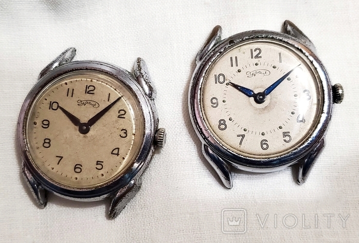 Годинник «Урал» в хромованому корпусі Челябінського годинникового заводу СРСР, фото №6