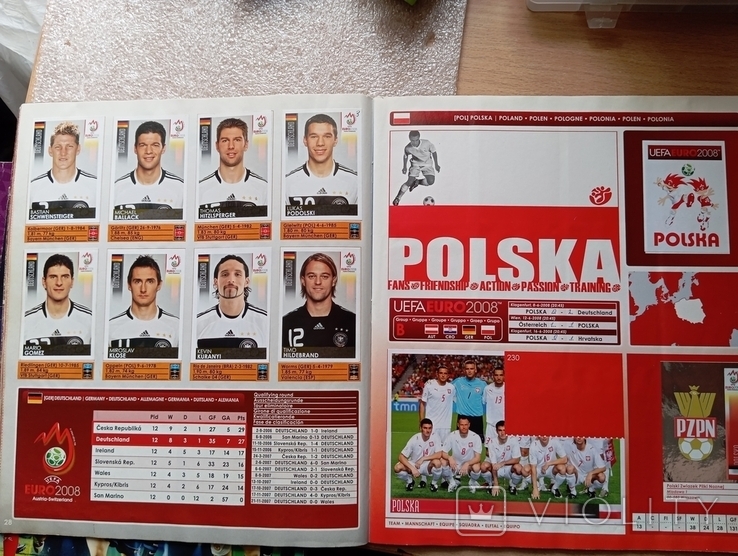 Журнал с наклейками Panini футбол евро2008, фото №4