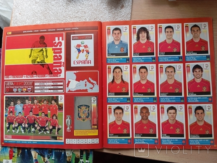 Журнал с наклейками Panini футбол евро2008, фото №5