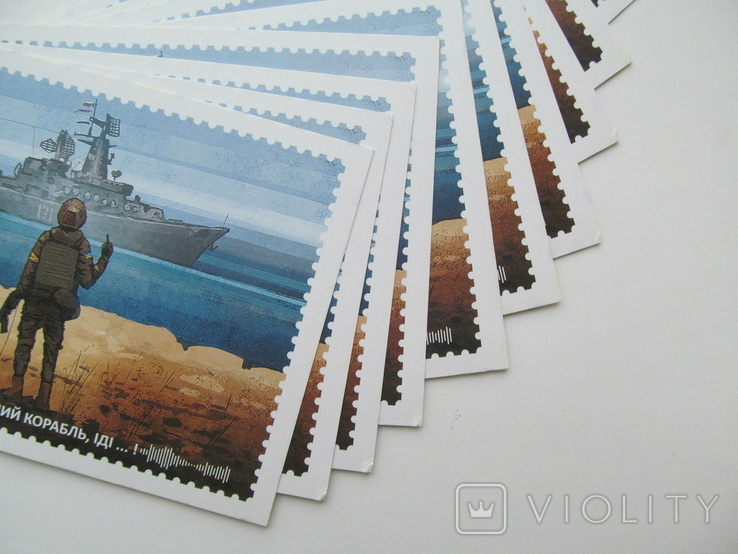 10 листівок "Русскій воєнний корабль, іді... !", фото №7