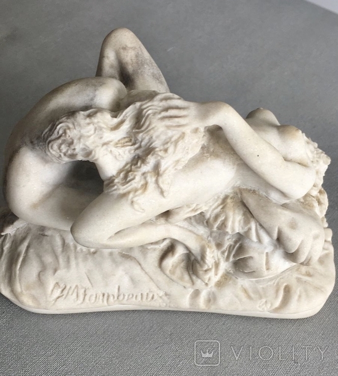 Скульптура "Дві подруги" еротична сцена. J. M. T. Lambeau (18521908) St. Petersburg 1882, фото №3