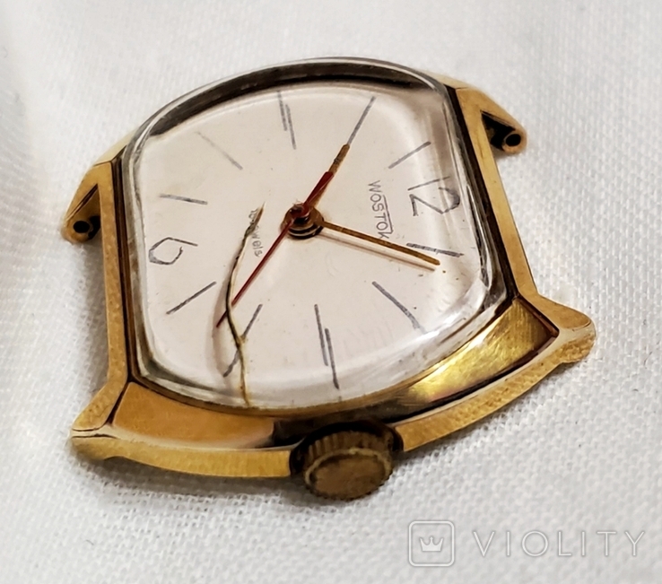 Позолочений годинник Восток в маленькому корпусі, механізм 2209 Світ ЧЗ СРСР, фото №5