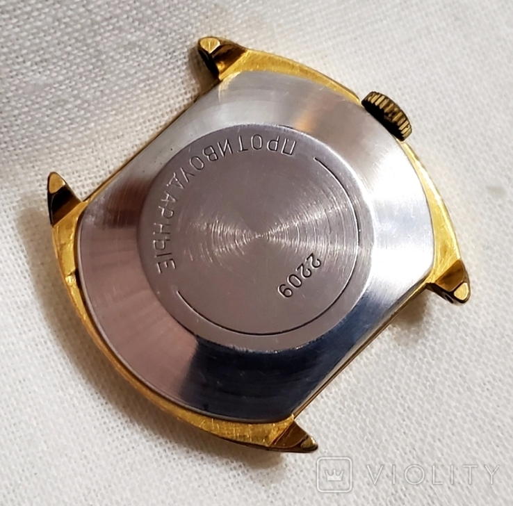 Позолочений годинник Восток в маленькому корпусі, механізм 2209 Світ ЧЗ СРСР, фото №7