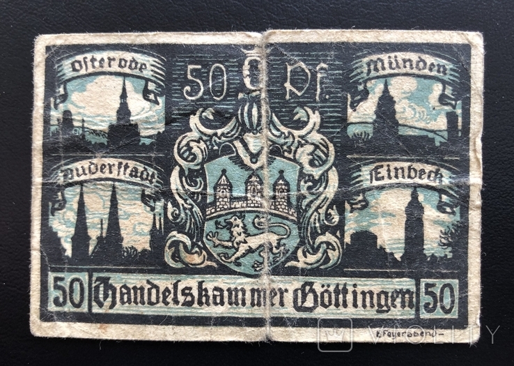 50 пфенниг 1920 года Нотгельд Германия, фото №3