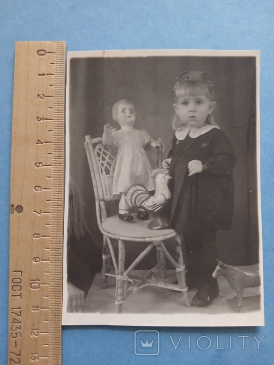 1947 дівчинка з лялькою іграшки, фото №2