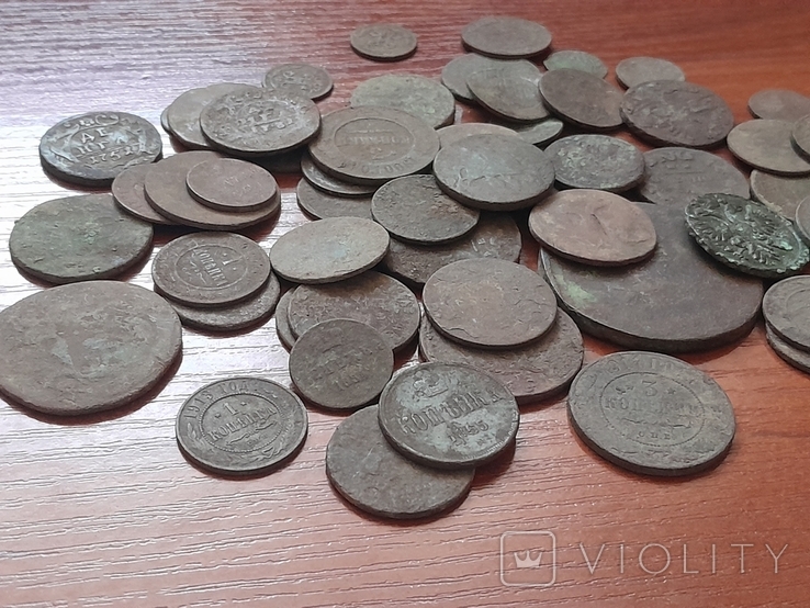 Монети імперії різні 60 шт., фото №4
