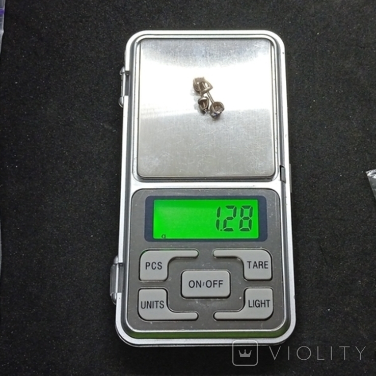 Сережки Пусети зі срібла 925 проби, вага 1,28 грама., фото №6