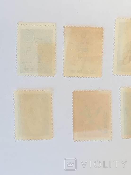 Серия из 8 марок Спорт Корея 1971г, фото №6