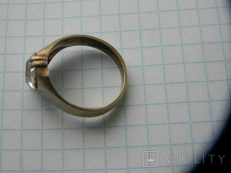 Перстень з каменем срібло., фото №3
