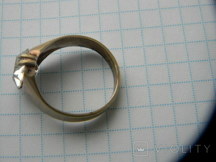 Перстень з каменем срібло., фото №4
