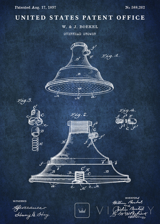 Насадка для душа, 1897 год, Патент США, фото №5