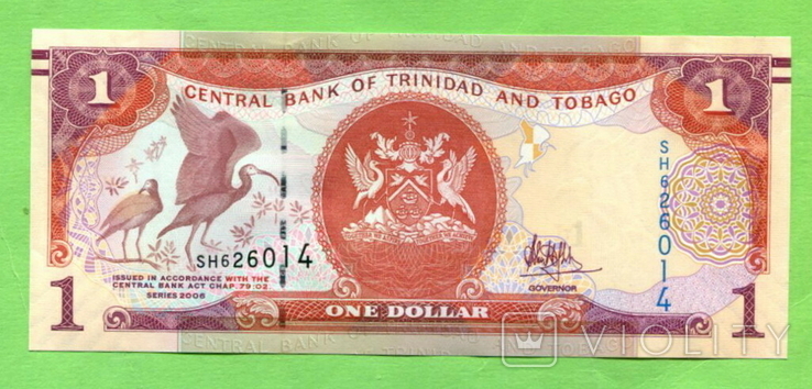 Тринидад и Тобаго 1 доллар 2006, фото №2