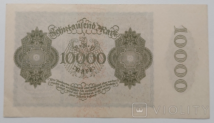 Німеччина 10000 марок 1922 р., фото №3
