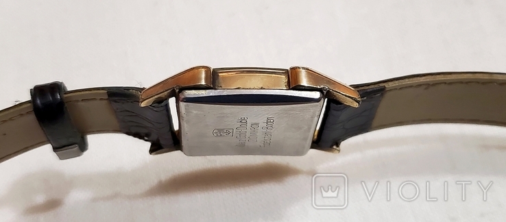 Позолочений годинник Technos 15 коштовностей швейцарського механізму, фото №5