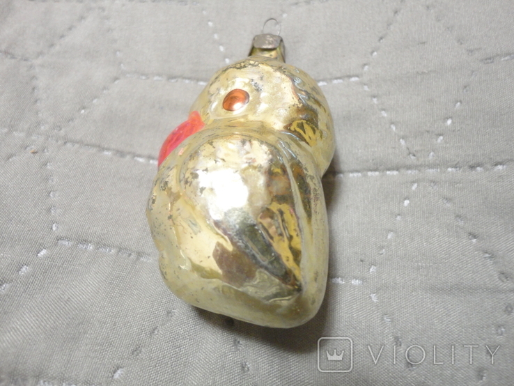 Ёлочная игрушка периода СССР "Попугай", фото №11