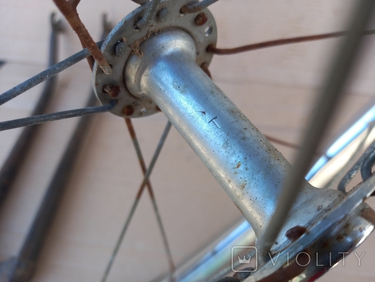 Колесо невеликого розміру 55см + вилка від ретро велосипеда, фото №6