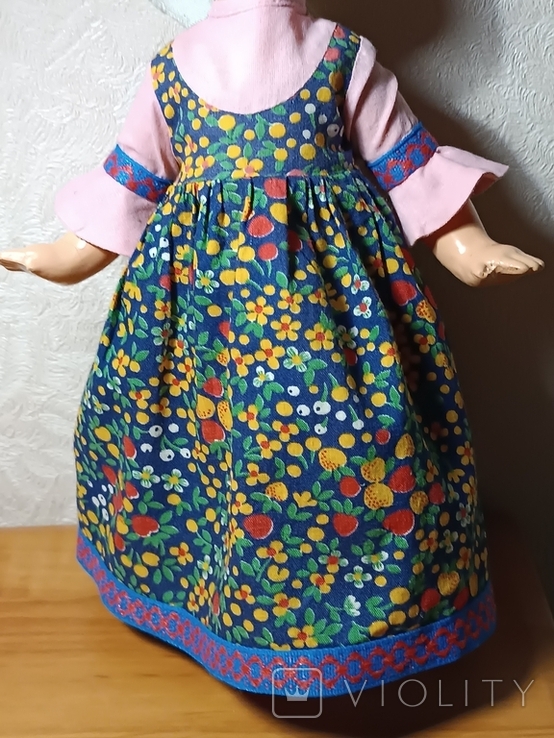 Ивановская кукла СССР Марья (полностью опилочная), фото №6