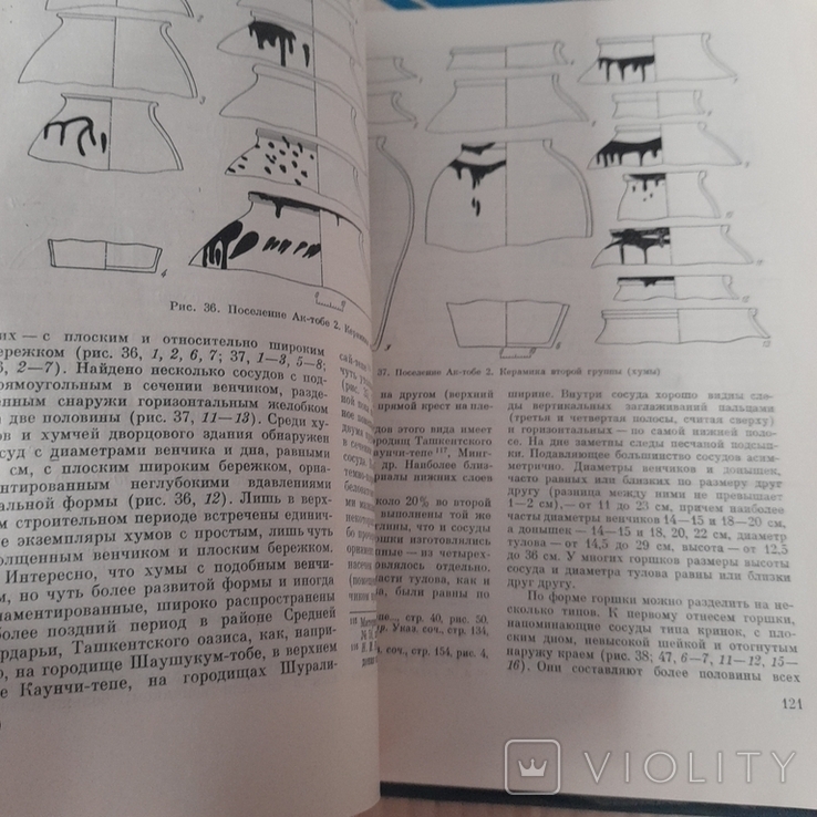 Левина "Керамика нижней и средней Сырдарьи 1 т. н.е." 1971, фото №7