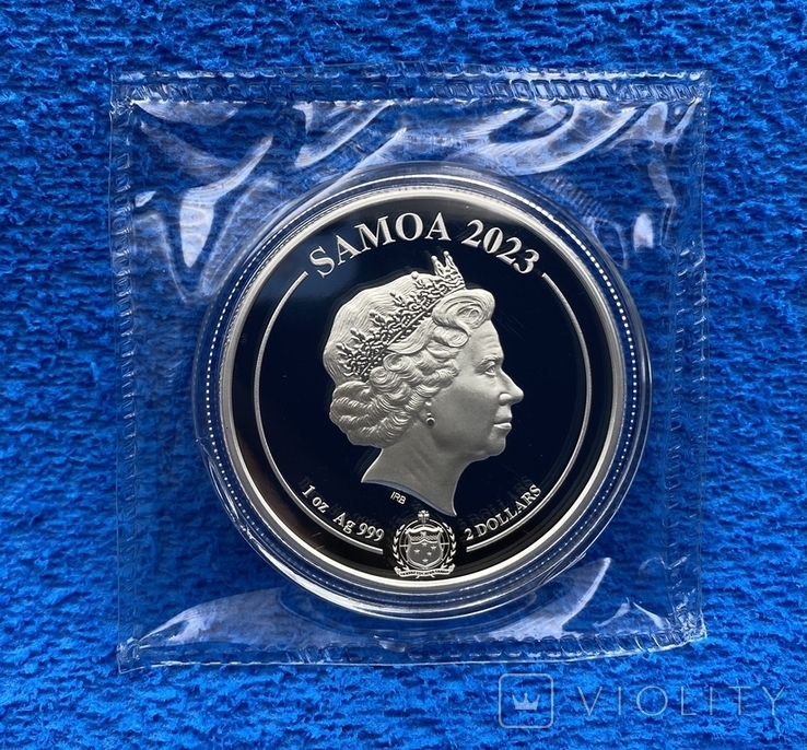Орел Самоа 2023 Перша монета в серії Тираж 10 тис., фото №3