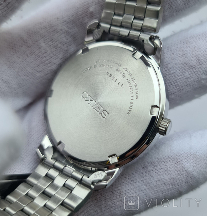 Чоловічий годинник Seiko SUR259p1 41mm новий, фото №9