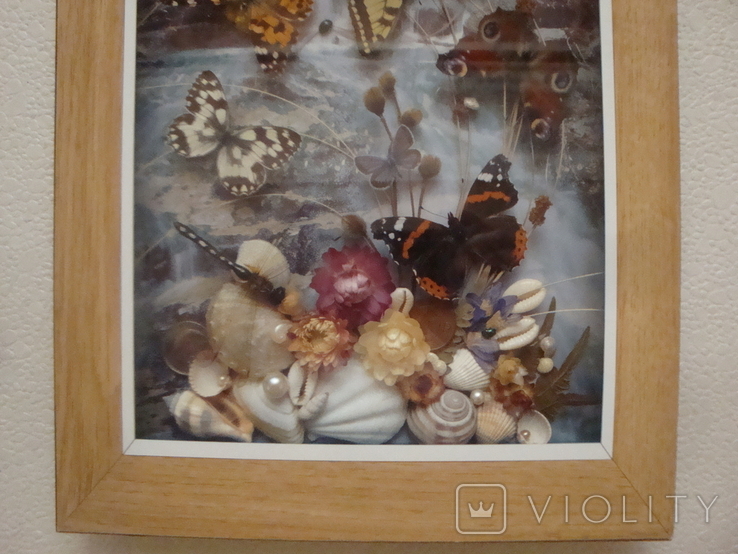 " Бабочки " сувенир 30 см. на 23 см., фото №4