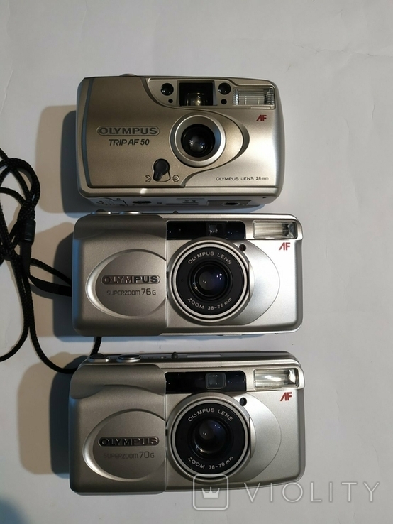 Фотоаппарат Olympus, плёночные 3 шт., фото №2