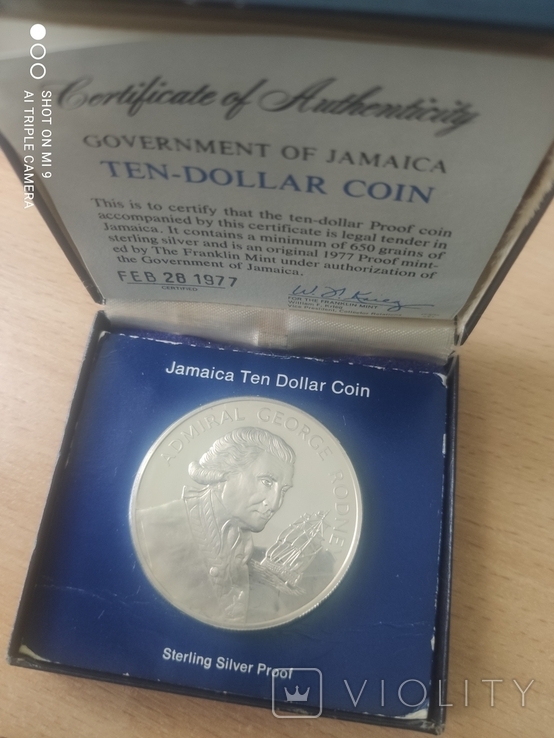 Ямайка 10 доларів 1977, фото №2