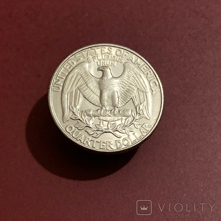 25 центів США, 1/4 долара, 1997, "P" - Філадельфія, фото №3