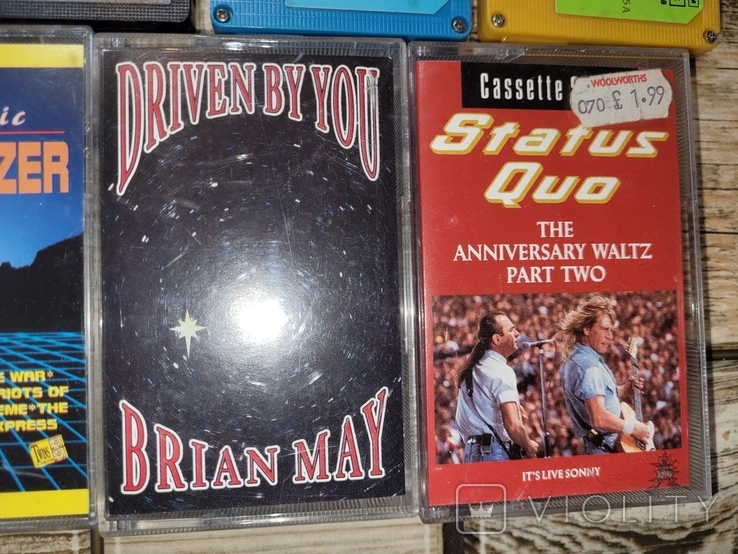 Аудио Кассеты с Англии. 22 шт.. Status Quo, Brian May..., фото №8