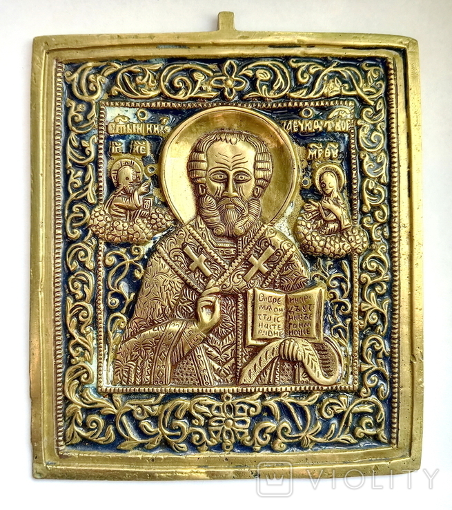 Икона Святой Николай Ікона Святий Миколай, фото №2