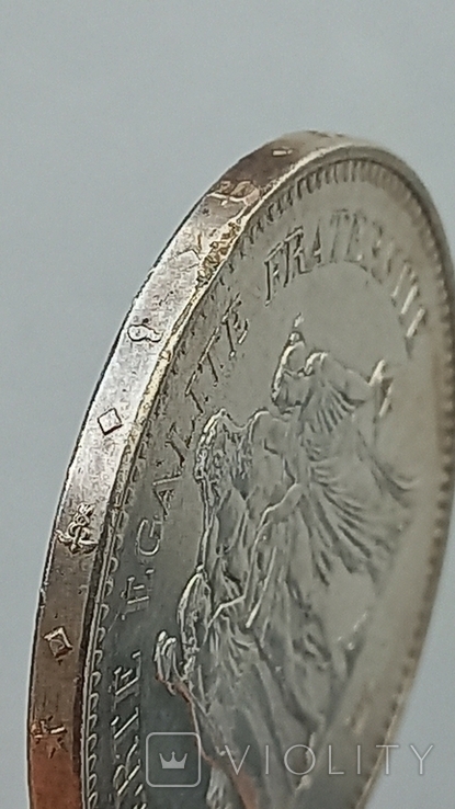 50 франков, Франция, 1975 год, Геркулес и музы, серебро 0.900 29.98 грамма, фото №6