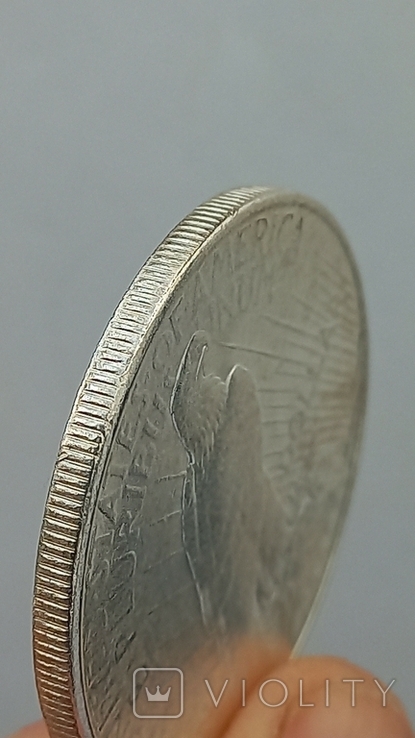 1 доллар, США, 1923 год, Peace Dollar, S, серебро 0.900, 26.82 грамма, фото №6