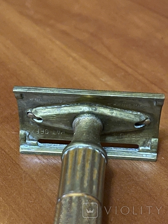 Безопасная бритва Gillet gold tech 1939-1940, фото №6