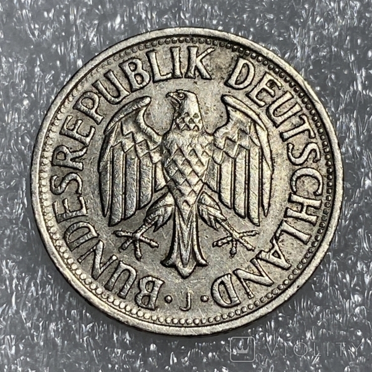 1 марка 1962 год Германия (О1), фото №3