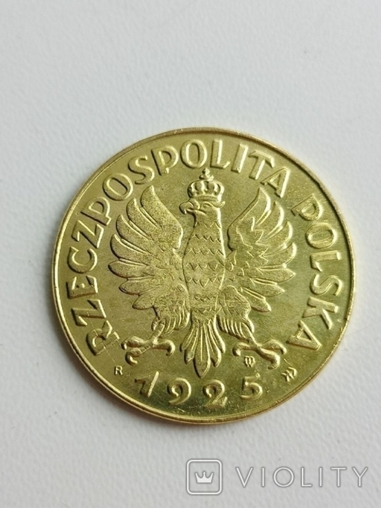 Польша 50 злотых 1925 год копия, фото №3