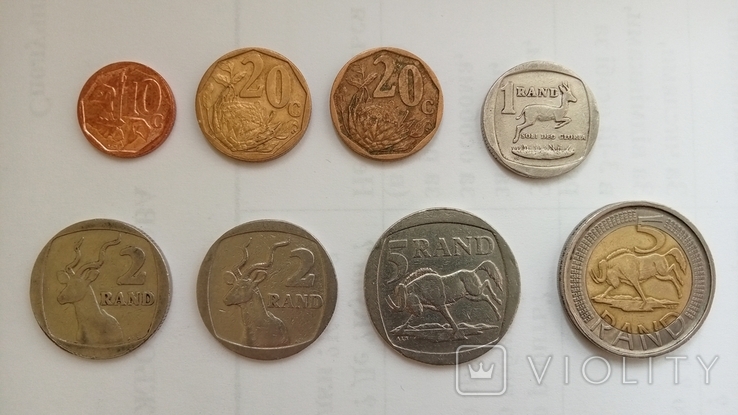 Монети ПАР., фото №2