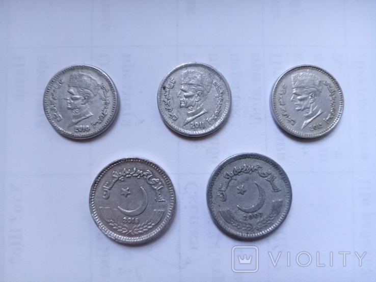 Монети Пакистану, різні., фото №3