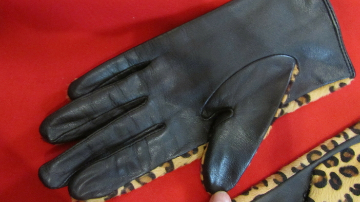 Перчатки,кожа,натур. мех., photo number 8