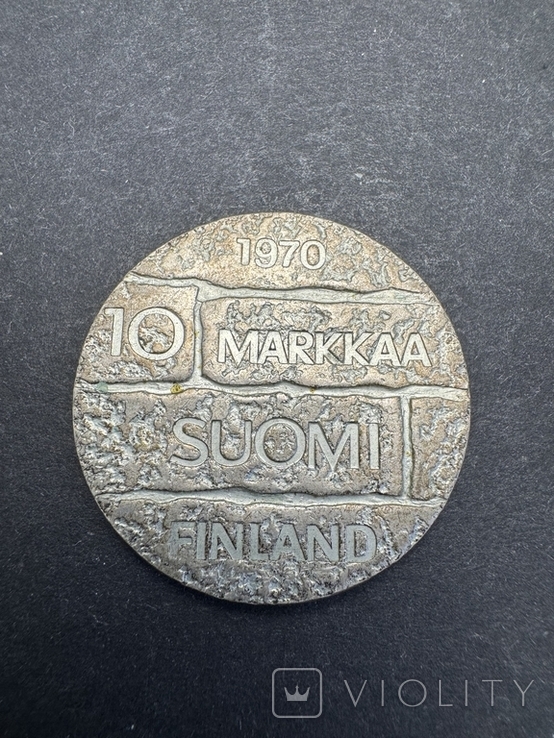 10 марок 1970 р срібло, фото №2
