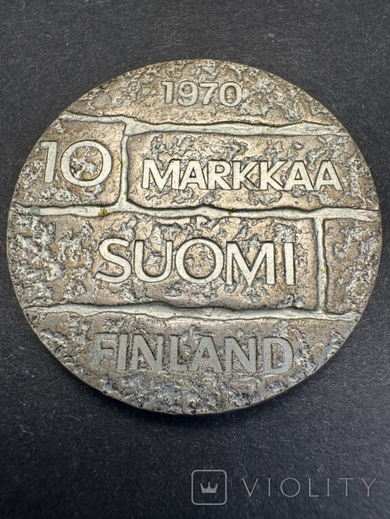10 марок 1970 р срібло, фото №3