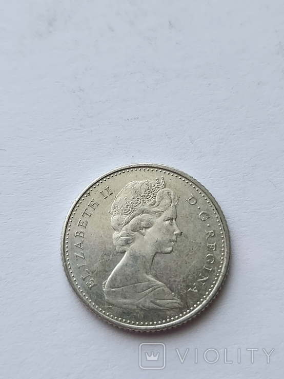 10 центів Канада срібло лот 2, фото №3