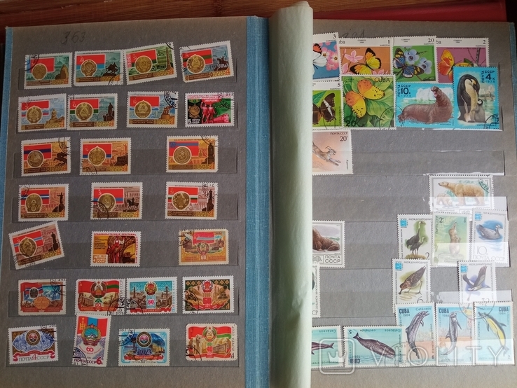 Альбом марок (1964-1986гг). 468 шт с погрешностью 2 шт, фото №12