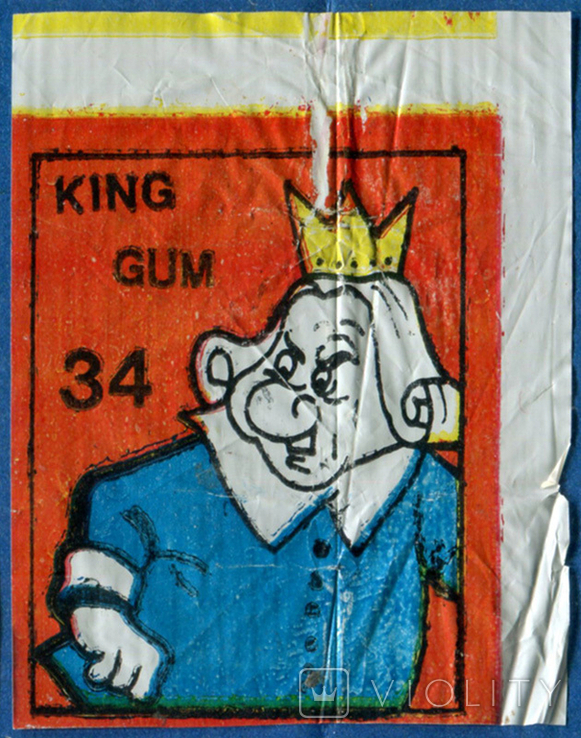 King Gum №34 Вкладыш от жвачки