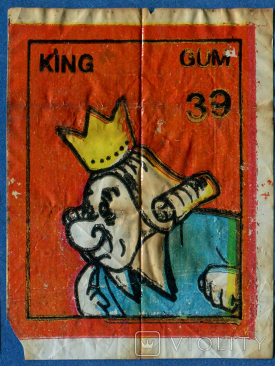 King Gum №39 Вкладыш от жвачки