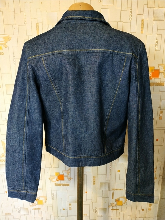 Куртка жіноча джинсова. Вітровка PURE коттон р-р 14(прибл. S-XS), фото №7