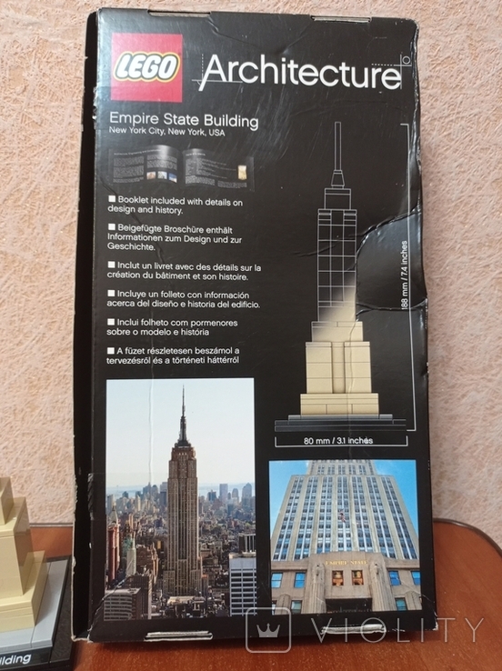 Лего Lego 21002 Empire State Building Емпайр Стейт Білдінг, Архітектура., фото №7