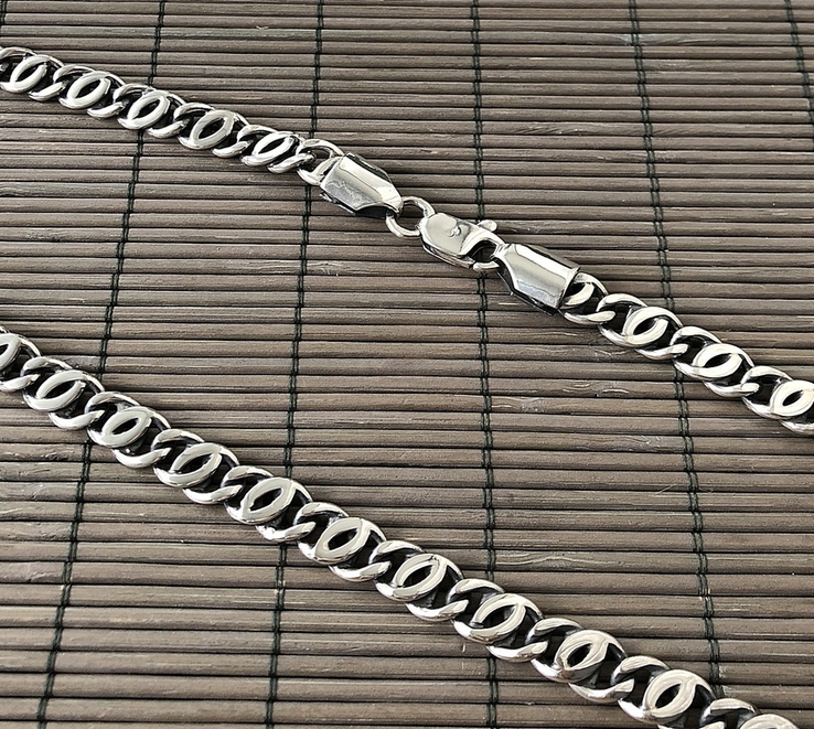 Срібний чоловічий ланцюжок цепочка новий, фото №5