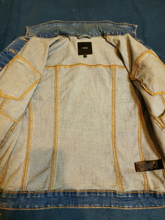 Куртка жіноча джинсова NEXT коттон р-р 14, photo number 9