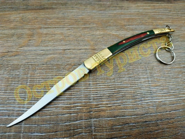 Нож складной Наваха 180,нож брелок с кольцом, photo number 3
