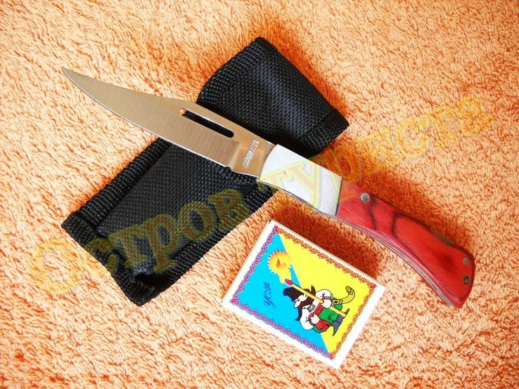 Нож складной 9011 с чехлом Buck Lock, numer zdjęcia 3